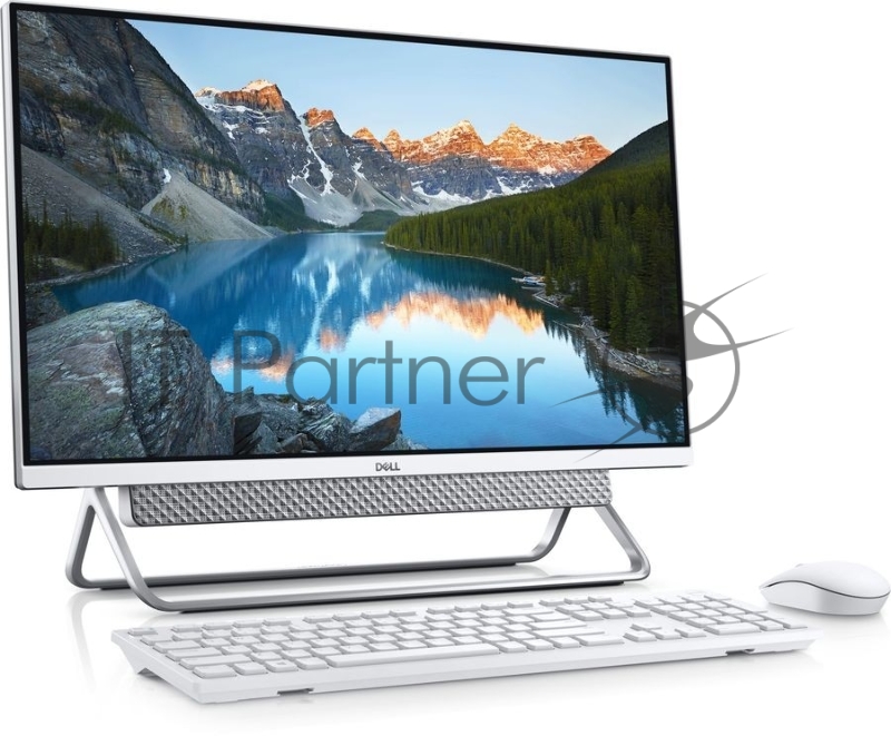 Моноблок Dell Inspiron 7700 27 Full HD i5 1135G7 (2.4) 8Gb SSD512Gb Iris Xe CR Windows 11 Home GbitEth WiFi BT клавиатура мышь Cam серебристый 1920x1080