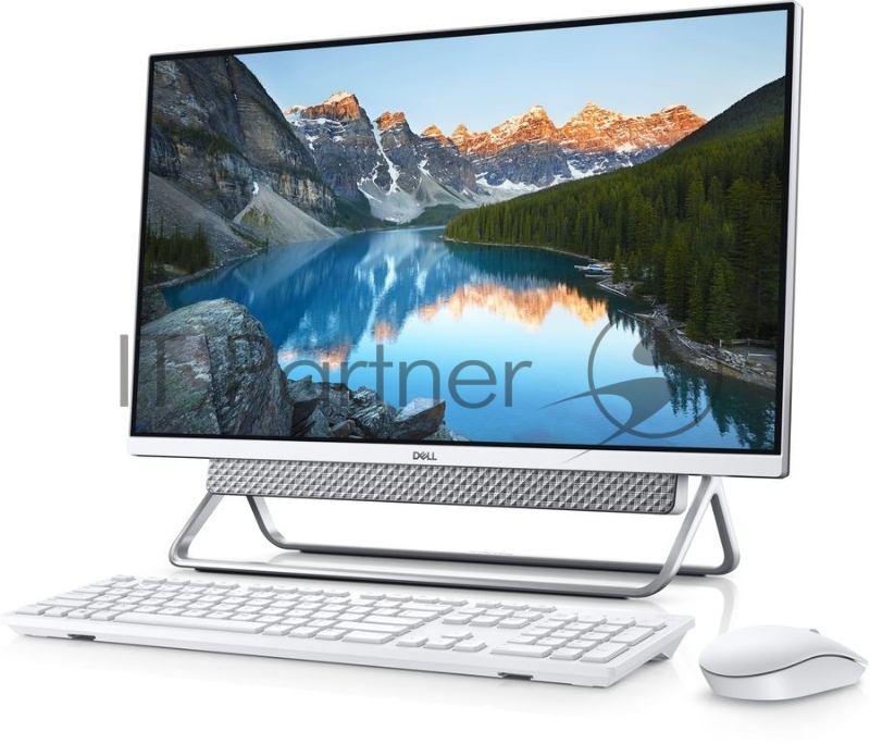 Моноблок Dell Inspiron 7700 27 Full HD i5 1135G7 (2.4) 8Gb SSD512Gb Iris Xe CR Windows 11 Home GbitEth WiFi BT клавиатура мышь Cam серебристый 1920x1080