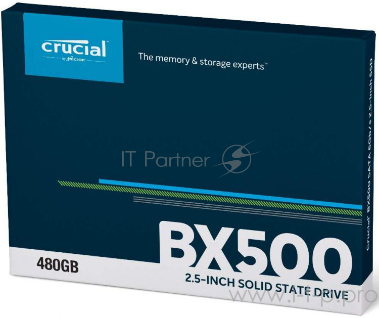 SSD диск 480ГБ 2.5 Crucial BX500 CT480BX500SSD1 (SATA III)