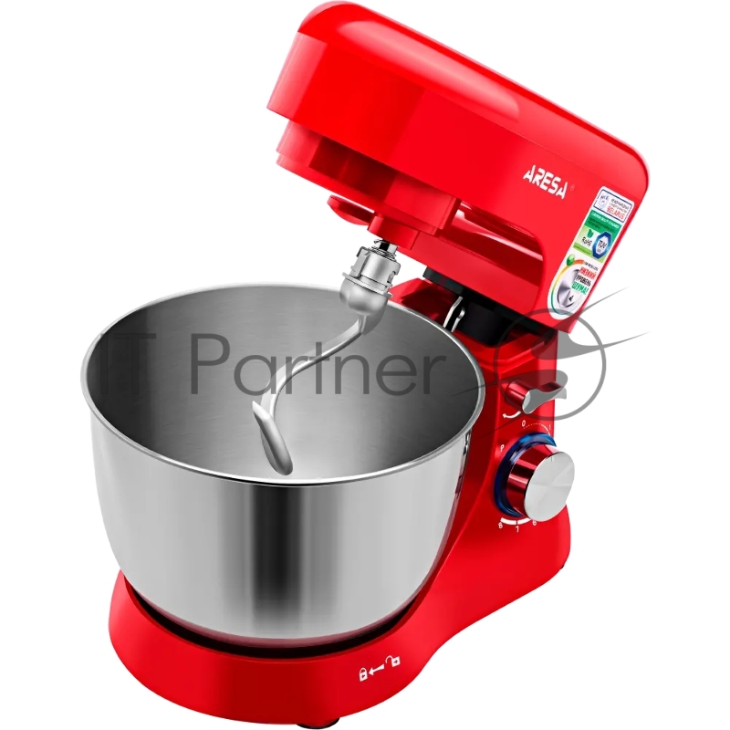 Миксер планетарный ARESA AR-1910 1000 Вт. красный
