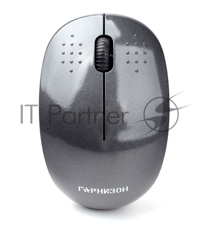 Мышь беспроводная Гарнизон GMW-440-1, серый, 1000 DPI, 2 кн.+ колесо-кнопка