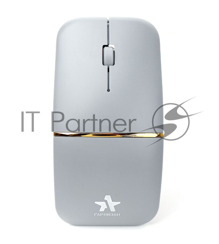 Мышь беспроводная Гарнизон GMW-500-2, серая, 1000 DPI, 2 кн.+ колесо-кнопка