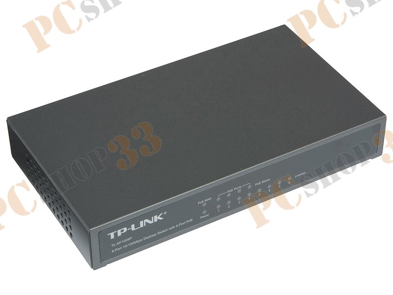 Коммутатор TP-Link TL-SF1008P ver.5.0 8 портов 100Мбит/сек.