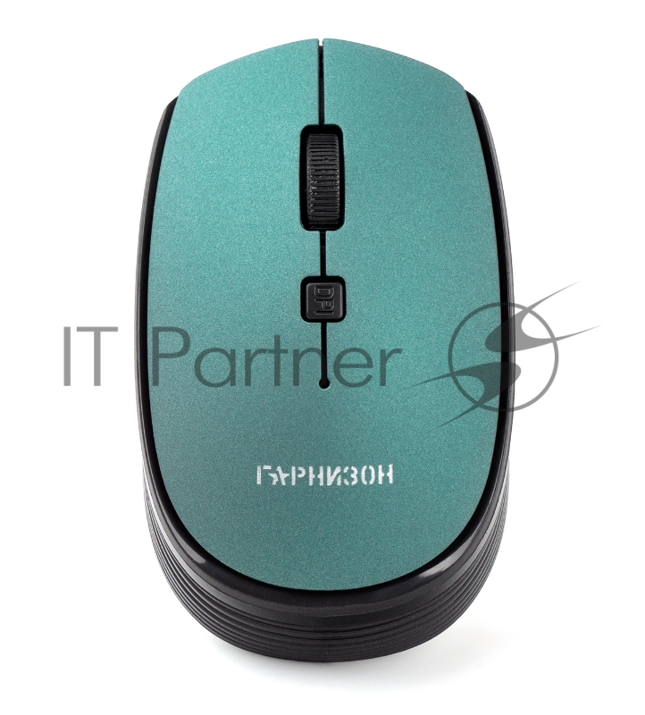 Мышь беспроводная Гарнизон GMW-550-2, зеленый, 1000 DPI, 2 кн.+ колесо-кнопка