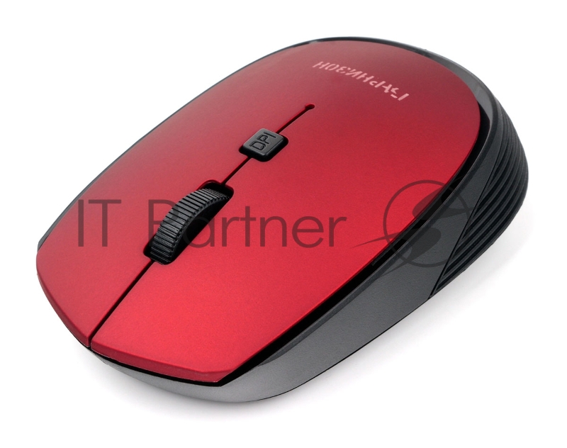 Мышь беспроводная Гарнизон GMW-550-3, красный, 1000 DPI, 2 кн.+ колесо-кнопка