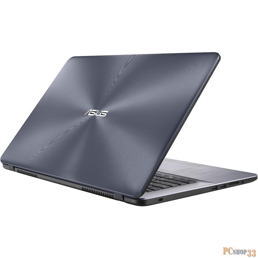 Ноутбук ASUS VivoBook A705UB-GC119T (Core i5 8250U-1.60ГГц, 4ГБ, 500ГБ, LAN, WiFi, BT, WebCam, 17.3 1920x1080, W10 H), серый