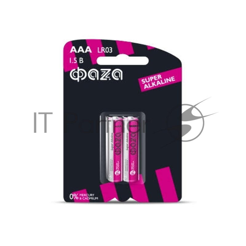 Элемент питания алкалиновый LR03 Super Alkaline BL-2 (уп.2шт) ФАZА 4897062858474