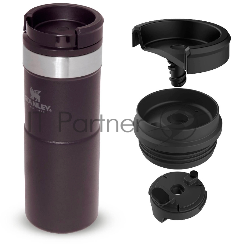 Термокружка Stanley Classic Neverleak 0.35л. черный (10-09855-007)