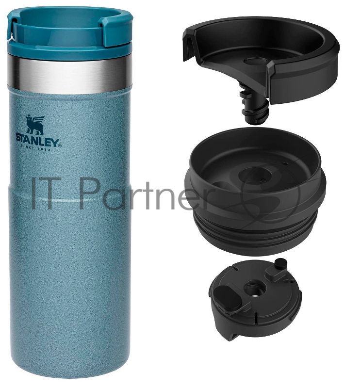 Термокружка Stanley Classic Neverleak 0.47л. голубой (10-09851-009)