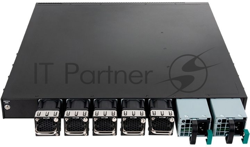 DXS-3610-54S/A1ASI Управляемый L3 стекируемый коммутатор с 48 портами 10GBase-X SFP+, 6 портами 100GBase-X QSFP28, 2 источниками питания AC и 5 венти