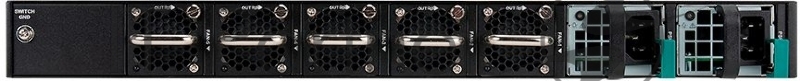 DXS-3610-54S/A1ASI Управляемый L3 стекируемый коммутатор с 48 портами 10GBase-X SFP+, 6 портами 100GBase-X QSFP28, 2 источниками питания AC и 5 венти