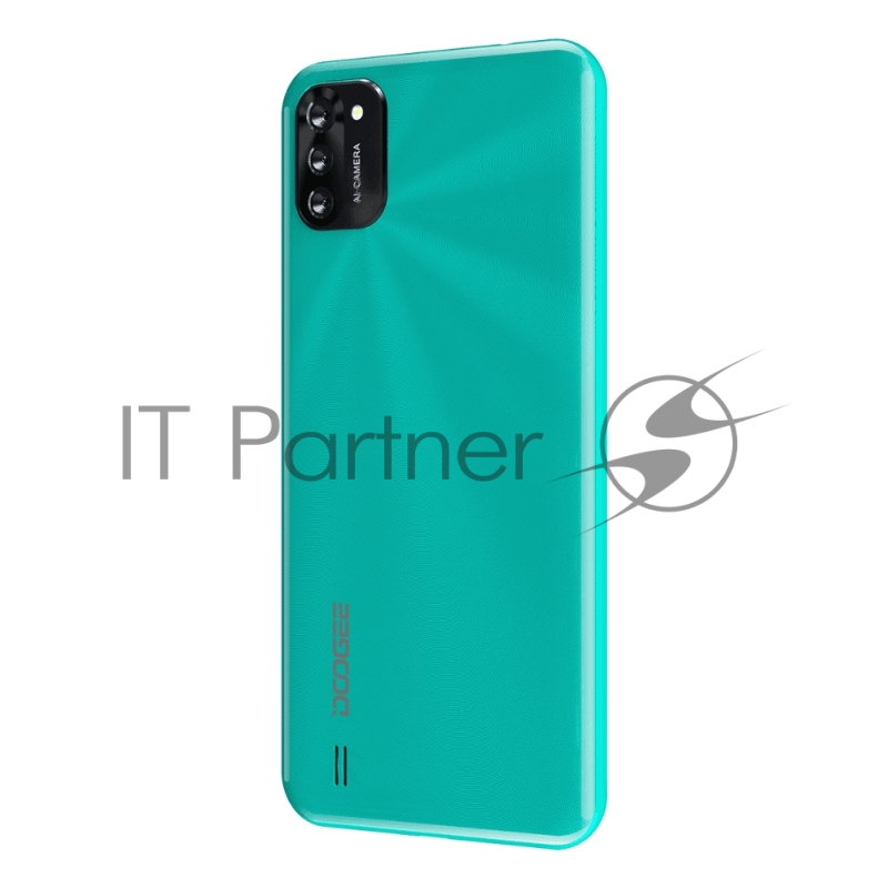 Смартфон Doogee X93 Green, 15,5 cm (6.1) 18:9 600x1280, 1.3GHz, 4 Core, 2GB RAM, 16GB, up to 256GB flash, 8 МП+2 МП+2 МП/5Mpix, 2 Sim, 2G, 3G, BT v4.2, Wi-Fi, GPS, Micro-USB, 4350 мА·ч, Android 10, 190g, 156 ммx73,8 ммx9,8 мм