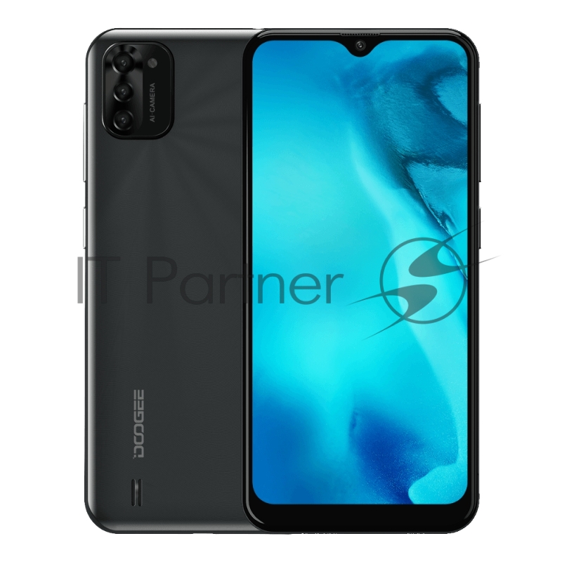Смартфон Doogee X93 Grey, 15,5 cm (6.1) 18:9 600x1280, 1.3GHz, 4 Core, 2GB RAM, 16GB, up to 256GB flash, 8 МП+2 МП+2 МП/5Mpix, 2 Sim, 2G, 3G, BT v4.2, Wi-Fi, GPS, Micro-USB, 4350 мА·ч, Android 10, 190g, 156 ммx73,8 ммx9,8 мм