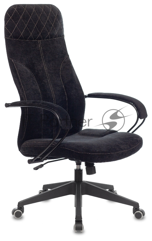 Кресло руководителя Бюрократ CH-608Fabric черный Light-20 крестовина пластик