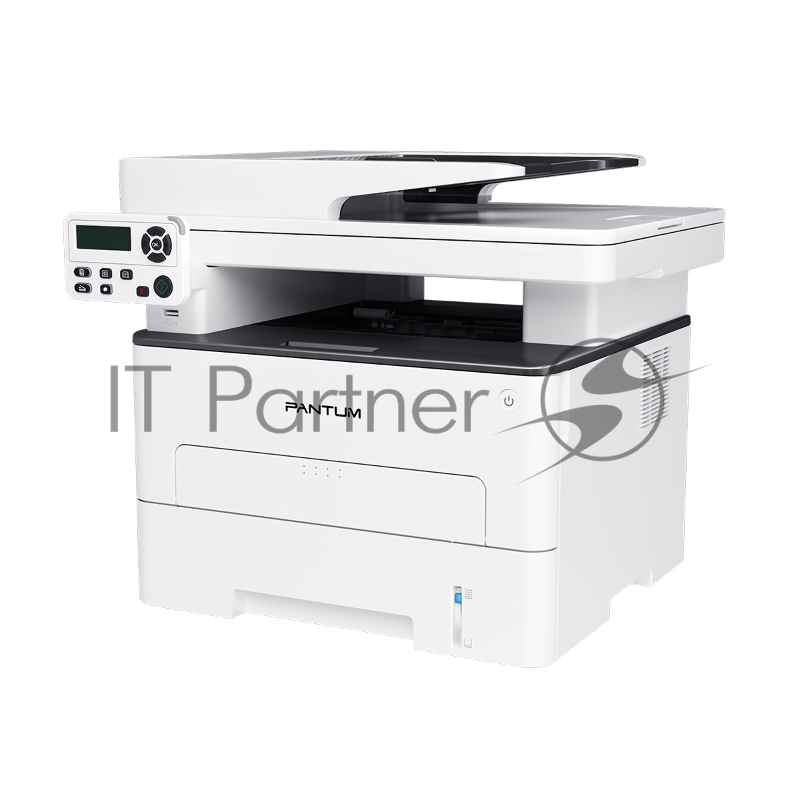 МФУ Pantum M7108DN, P/C/S, Mono laser, A4, 33 ppm, 1200x1200 dpi, 256 MB RAM, PCL/PS, Duplex, ADF50, paper tray 250 pages, USB, LAN, start. cartridge 6000 pages