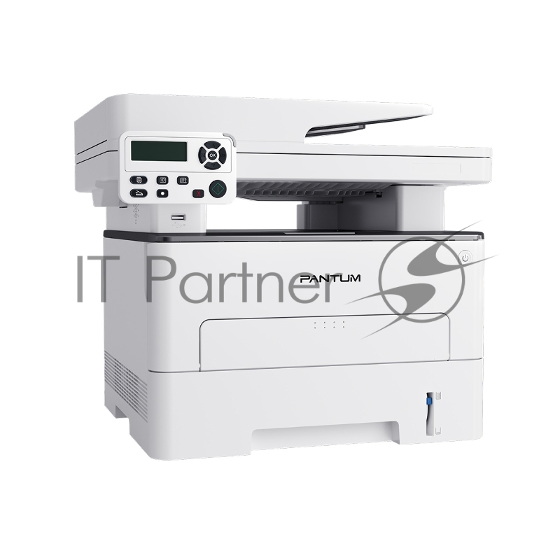 МФУ Pantum M7108DN, P/C/S, Mono laser, A4, 33 ppm, 1200x1200 dpi, 256 MB RAM, PCL/PS, Duplex, ADF50, paper tray 250 pages, USB, LAN, start. cartridge 6000 pages