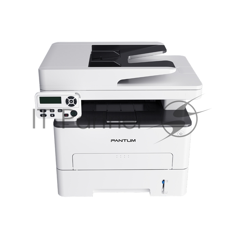 МФУ Pantum M7108DN, P/C/S, Mono laser, A4, 33 ppm, 1200x1200 dpi, 256 MB RAM, PCL/PS, Duplex, ADF50, paper tray 250 pages, USB, LAN, start. cartridge 6000 pages