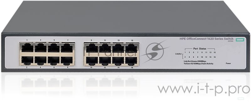 Коммутатор 1U 19 RM HP 1420-16G 16 портов 1Гбит/сек.