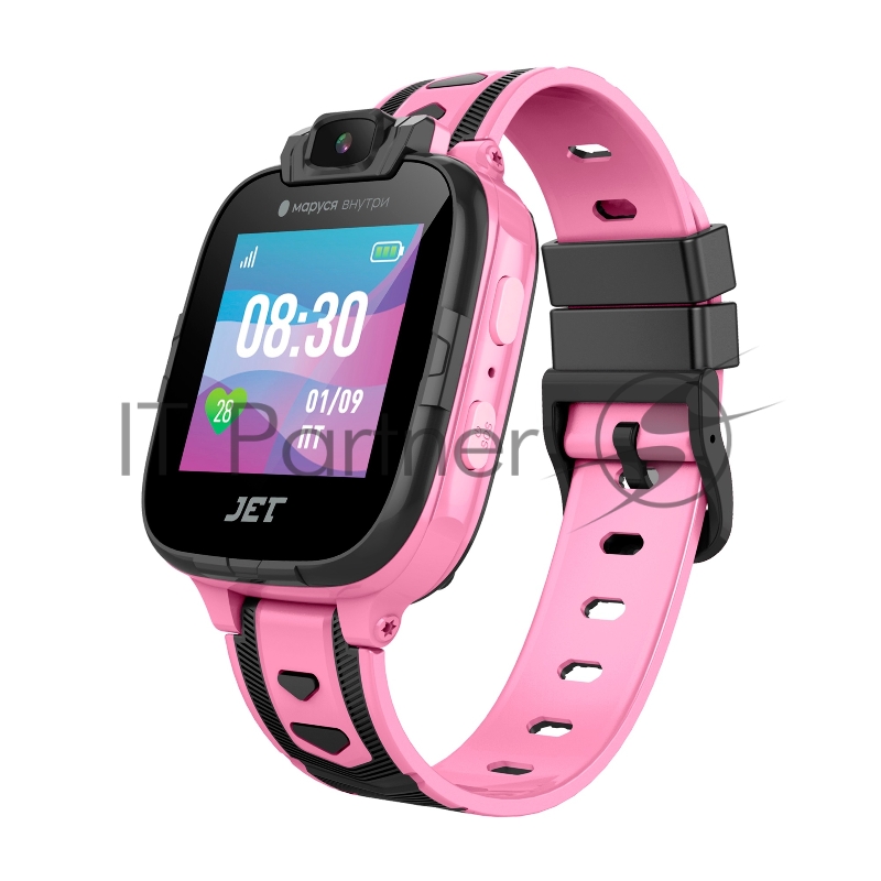 Наручный смарт-браслет JET KID ASSISTANT розовый+серый