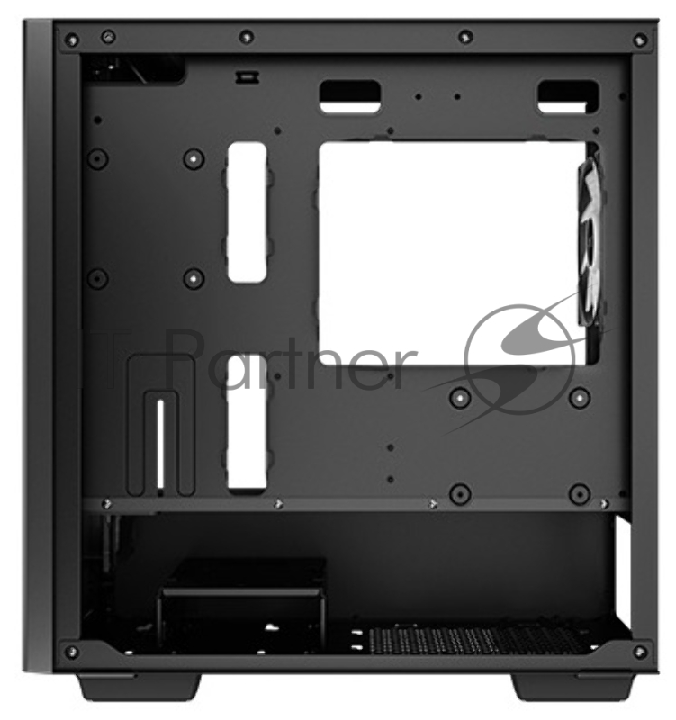 Корпус DeepCool MATREXX 40 3FS Black (DP-MATX-MATREXX40-3FS), mATX, Mini-ITX, Midi-Tower, без БП, с окном, подсветка, USB 2.0, USB 3.0, Audio