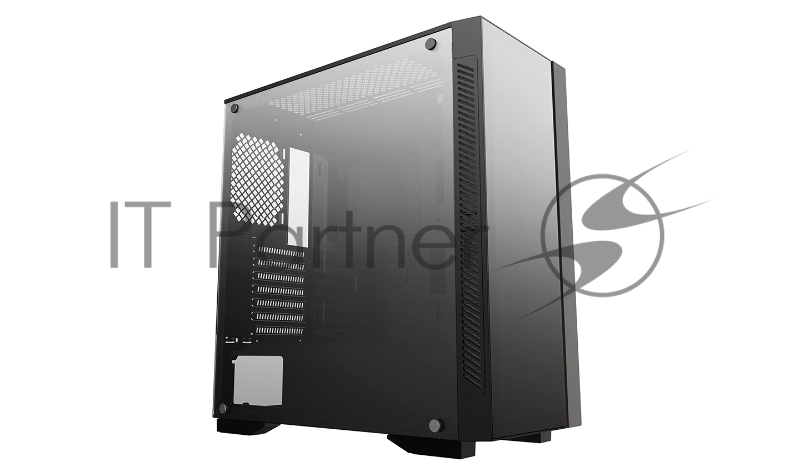 Корпус DeepCool MATREXX 55 V3 ADD-RGB 3F Black (DP-ATX-MATREXX55V3-AR-3F), E-ATX, ATX, mATX, Mini-ITX, Midi-Tower, без БП, с окном, подсветка, 2xUSB 2.0, USB 3.0, Audio