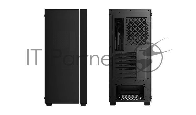 Корпус DeepCool MATREXX 55 V3 ADD-RGB 3F Black (DP-ATX-MATREXX55V3-AR-3F), E-ATX, ATX, mATX, Mini-ITX, Midi-Tower, без БП, с окном, подсветка, 2xUSB 2.0, USB 3.0, Audio