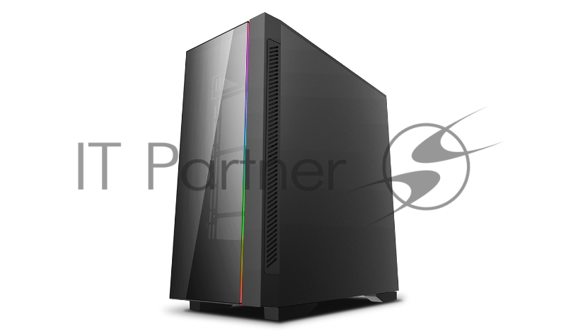 Корпус DeepCool MATREXX 55 V3 ADD-RGB 3F Black (DP-ATX-MATREXX55V3-AR-3F), E-ATX, ATX, mATX, Mini-ITX, Midi-Tower, без БП, с окном, подсветка, 2xUSB 2.0, USB 3.0, Audio