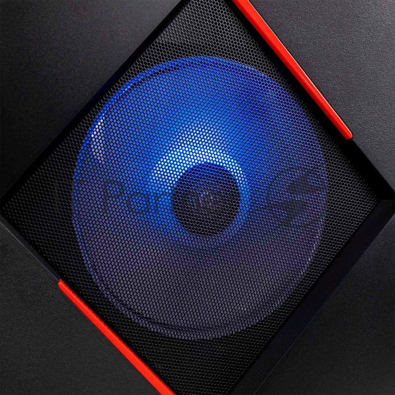 GameMax Корпус Cyclops BR без БП (Midi Tower, ATX, Черно-красн.,1*USB2.0 + 1*USB3.0, 2*120мм)