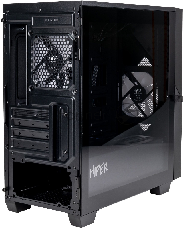 GameMax Корпус Cyclops BR без БП (Midi Tower, ATX, Черно-красн.,1*USB2.0 + 1*USB3.0, 2*120мм)