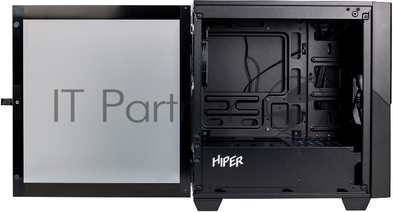 GameMax Корпус Cyclops BR без БП (Midi Tower, ATX, Черно-красн.,1*USB2.0 + 1*USB3.0, 2*120мм)