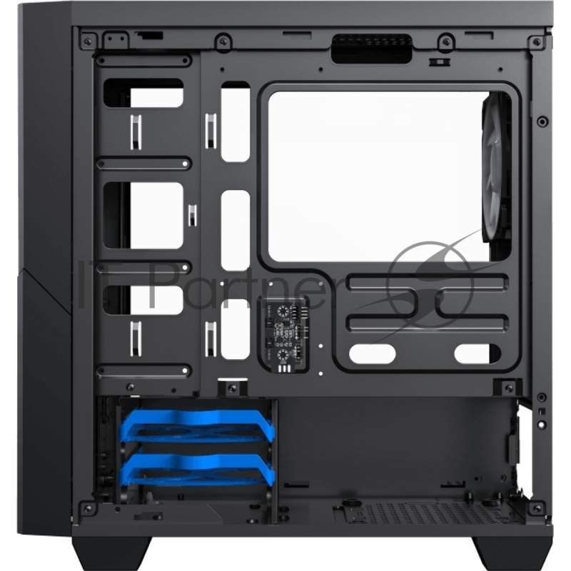 GameMax Корпус Cyclops BG без БП (Midi Tower, ATX, Черно-серый., 1*USB2.0 + 1*USB3.0, 2*120мм)