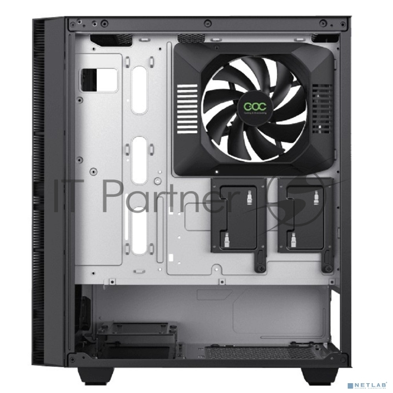 GameMax Корпус Brufen C3 BG без БП, MidiT, ATX, Корич.,черно/серый Зак. стекл., USB 3.0, 1*120 1*140мм вент.