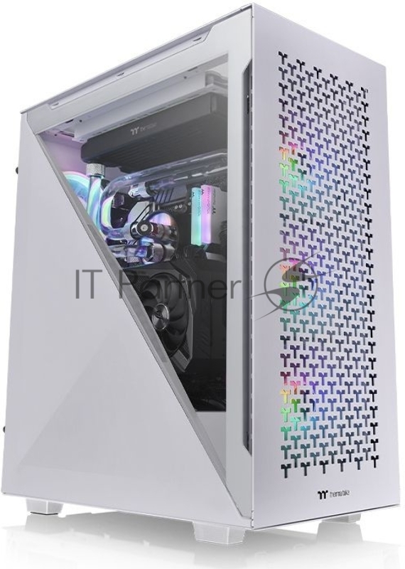Корпус Thermaltake Divider 500 TG белый без БП ATX 3x120mm 3x140mm 2xUSB3.0 audio bott PSU