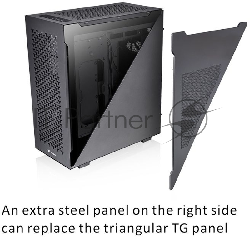 Divider 500 TG Air CA-1T4-00M1WN-02 Black/Win/SPCC/Tempered Glass*2/Mesh Front & Top Panel/120mm Standard Fan*2 (528627)
