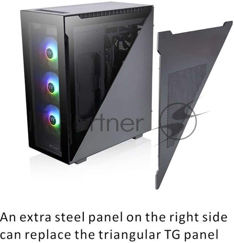 Divider 500 TG ARGB CA-1T4-00M1WN-01 Black/Win/SPCC/Tempered Glass*4/120mm ARGB Fan*3/120mm Standard Fan*1 (527880)