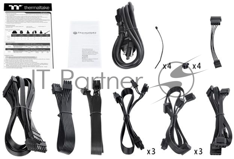 Блок питания Thermaltake Toughpower GF1 1000 PS-TPD-1000FNFAGE-1 1000W, 80 Plus Gold, полностью модульный