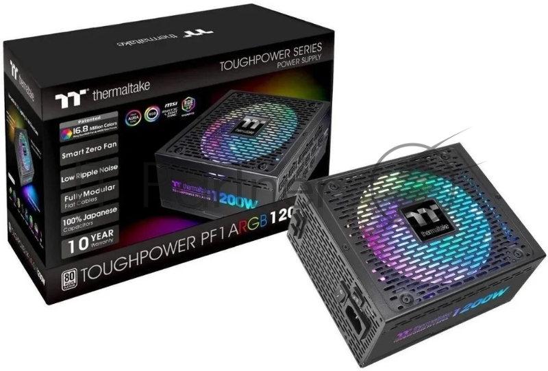 Блок питания Thermaltake Toughpower GF1 1200 PS-TPD-1200FNFAGE-1 1200W, 80 Plus Gold, полностью модульный