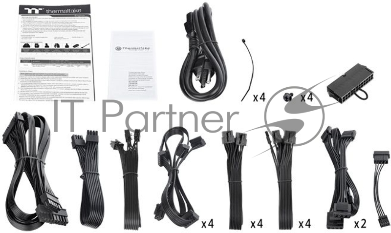 Блок питания Thermaltake Toughpower TF1 1550 PS-TPD-1550FNFATE-1 1550W, 80 Plus Titanium, полностью модульный