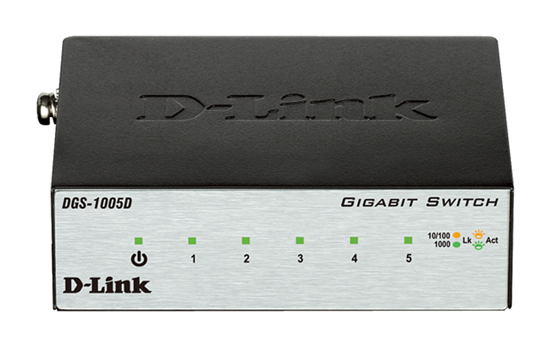 Коммутатор D-Link DGS-1005D/I2A 5 портов 1Гбит/сек.