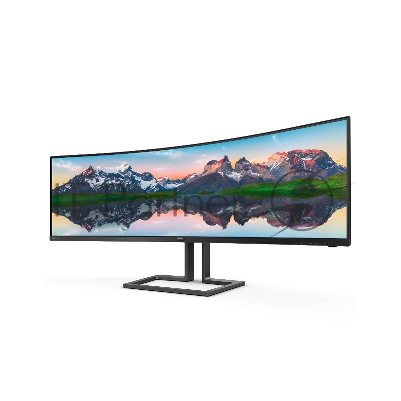 МОНИТОР 49 PHILIPS 498P9Z/00/01 Black (VA, изогнутый, 5120x1440, HDR400, 165Hz, 4 ms, 178°/178°, 550 cd/m, 80M:1,+3xHDMI)