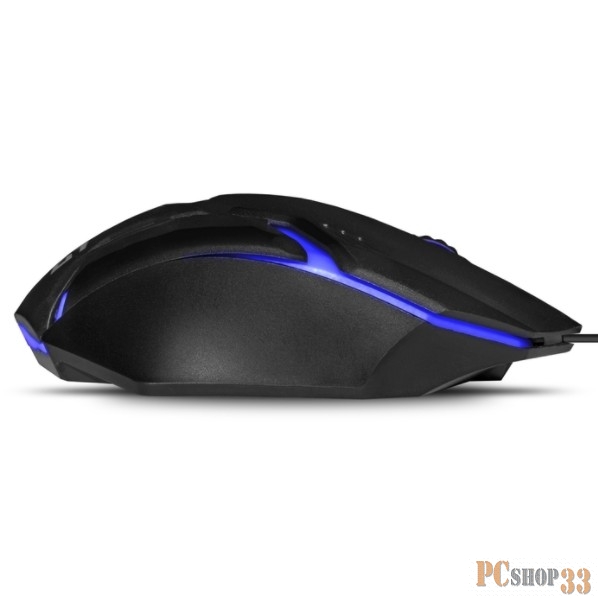 Мышь ExeGate EX289491RUS Gaming Standard Laser GML-17 (USB, лазерная, 1200dpi, 3 кнопки и колесо прокрутки, длина кабеля 1,5м, черная, Color box)
