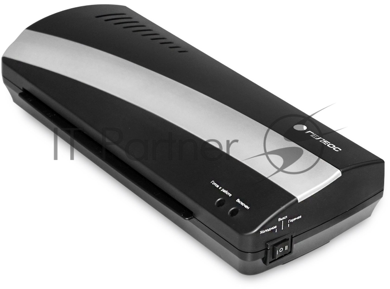 Ламинатор Heleos ЛМА4-2R черный/серый A4 (75-150мкм) 30см/мин (2вал.) хол.лам. лам.фото