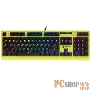 Клавиатура A4Tech Bloody B810RC Punk механическая желтый/черный USB for gamer LED