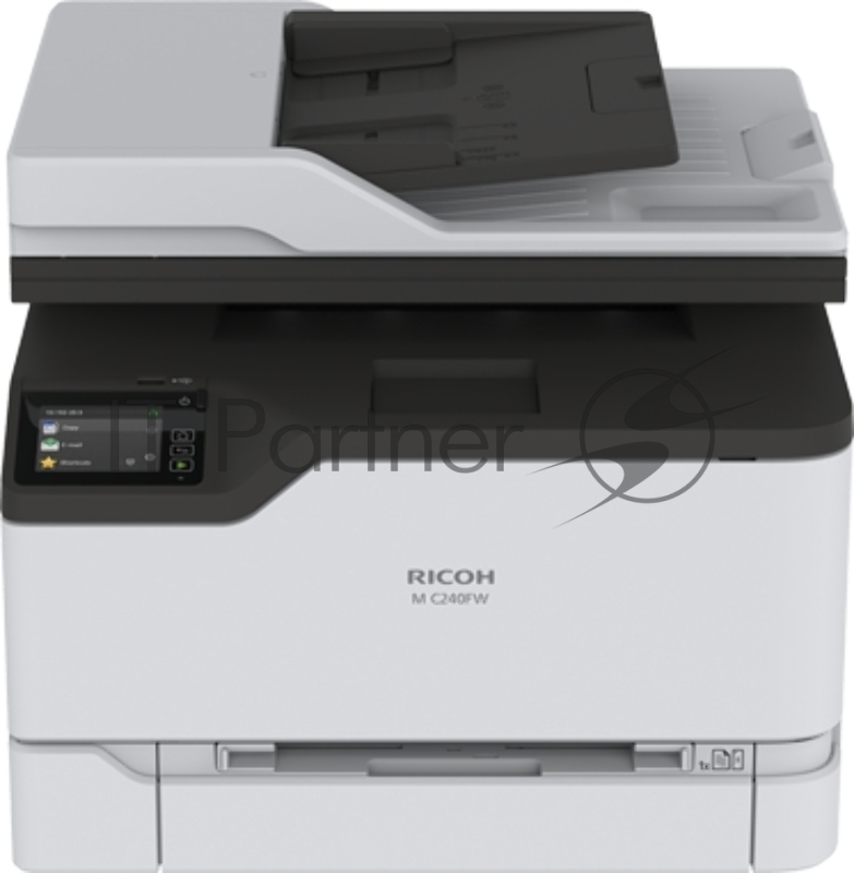 Ricoh M C240FW А4, Цветное лазерное МФУ, 24 стр/мин, факс, принтер, сканер, копир, Wi-Fi, дуплекс, сеть, картридж) (408430)