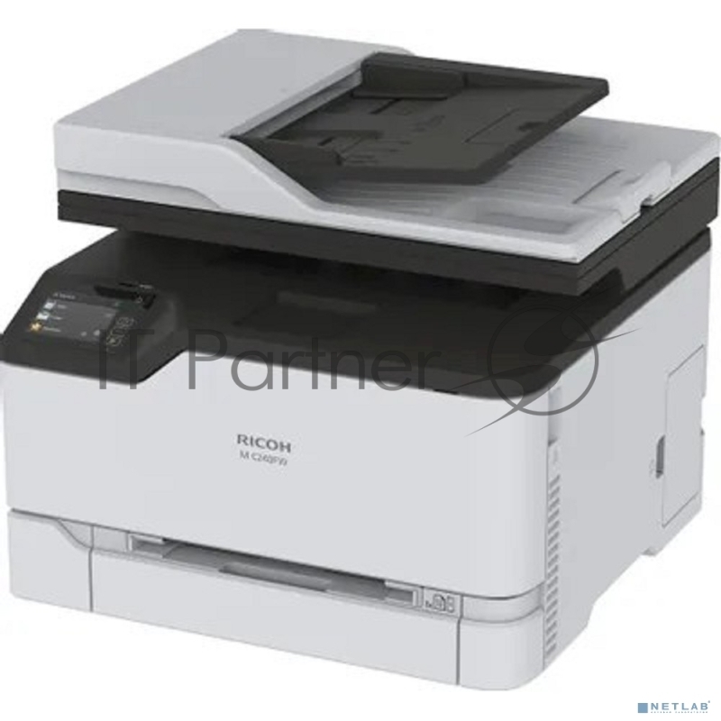 Ricoh M C240FW А4, Цветное лазерное МФУ, 24 стр/мин, факс, принтер, сканер, копир, Wi-Fi, дуплекс, сеть, картридж) (408430)