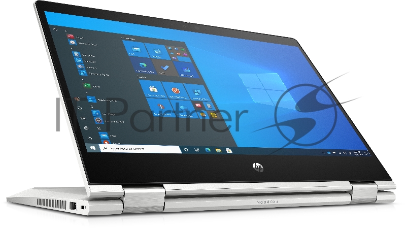 Ноутбук HP ProBook x360 435 G8 13.3(1920x1080)/Touch/AMD Ryzen 5 5600U(2.3Ghz)/16384Mb/512SSDGb Radeon/45WHr/war 1y/1.45kg/Pike Silver/W10Pro + no SD CR
