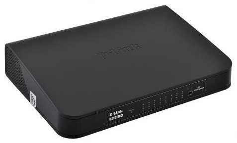 Коммутатор D-Link DGS-1016A/B1B 16 портов 1Гбит/сек.