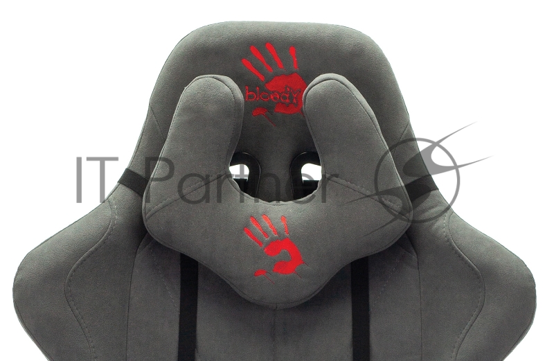 Кресло игровое A4Tech Bloody GC-700, серый, крестовина пластик