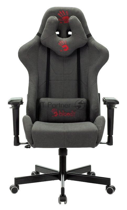 Кресло игровое A4Tech Bloody GC-700, серый, крестовина пластик