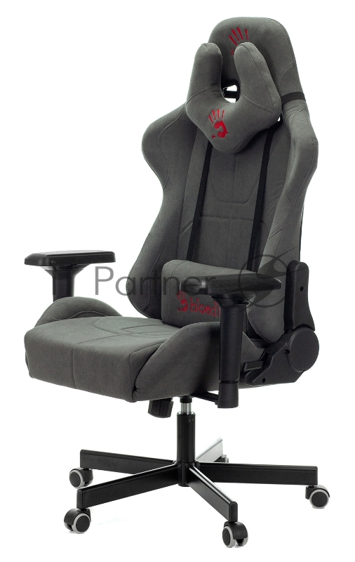 Кресло игровое A4Tech Bloody GC-700, серый, крестовина пластик